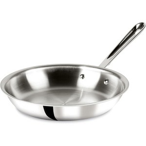 All-Clad D3 10 Inch Stainless Steel Frying pan, 3-Ply Stainless Steel Pan,Oven Broiler Safe 600F Skillet, Professional Cookware, Silver - 1 of 4