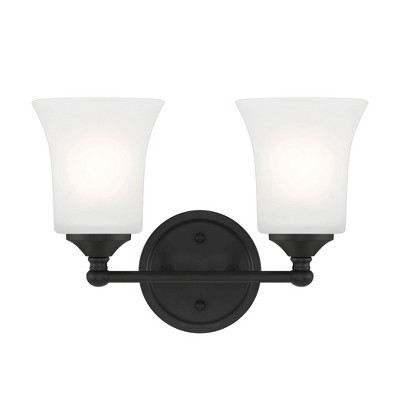Designers Fountain Bronson 2 - Light Vanity in  Matte Black