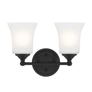 Designers Fountain Bronson 2 - Light Vanity in  Matte Black - 1 of 1