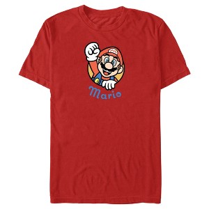 Men's Nintendo Super Mario Portrait T-Shirt - 1 of 4