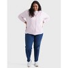 Hanes Just My Size EcoSmart Women's Full-Zip Fleece Hoodie (Plus Size) - 4 of 4
