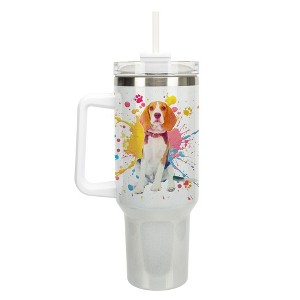 100 North I'm About To Snap Camera Photography Wrap-Around 40 Oz. Stainless Steel Water Bottle Coffee Mug, Spill & Leak Resistant, Travel Tumbler with - 1 of 4