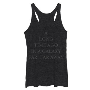 Women's Star Wars Far Far Away Racerback Tank Top - 1 of 3