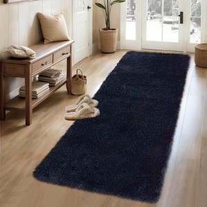 Plush Fuzzy Rugs Ultra Soft Fluffy Furry Rugs Non Slip Non Shedding Area Rug Indoor Carpet Nursery Rugs for Kids Room Bedroom Home Decor - 1 of 4