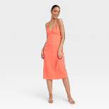 Women's Cut Out Midi Slip Dress - A New Day™