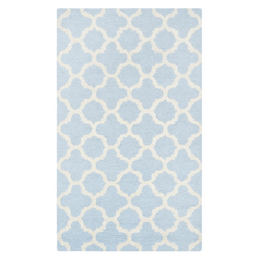 3'x5' Trellis Accent Rug Lite Blue - Safavieh