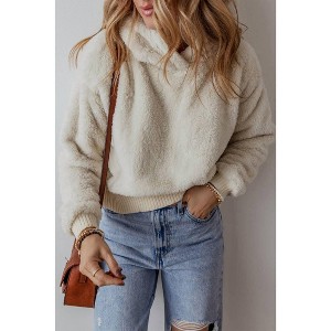 Women's Comfy So Soft Plush Hoodie - Sweet Lover Fashion - 1 of 2