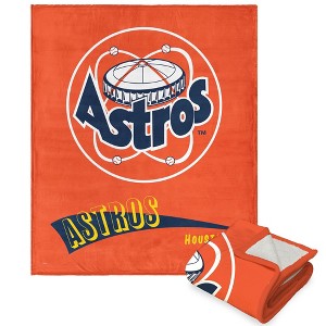 MLB Houston Astros Cooperstown Collection Throwback Silk Touch Throw Blanket 50 x 60 Inches - 1 of 4