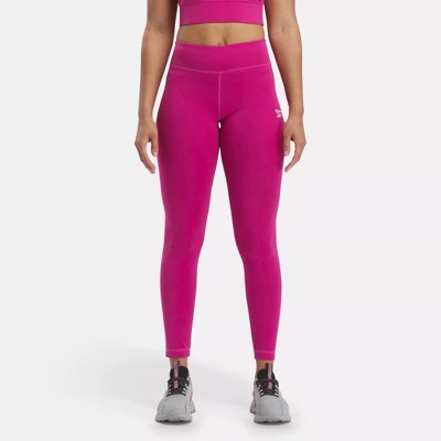 Reebok Women's Plus Size Lux High-Rise Leggings, Semi Proud Pink