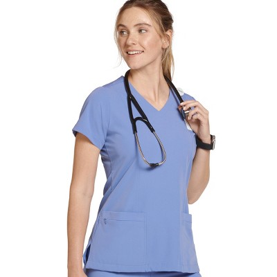 Jockey Women's Mock Wrap Scrub Top