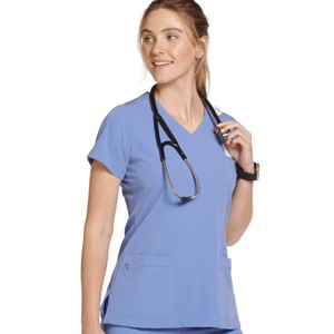 Jockey Women's Mock Wrap Scrub Top - 1 of 4