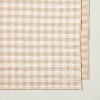 4pk Textured Gingham Cloth Napkins Beige/Cream - Hearth & Hand™ with Magnolia - image 3 of 3