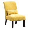 PAGED Polyester Armless Accent Chairs,Arm Chair with Pillow,Comfy Chairs for Living Room,Bedroom - 4 of 4