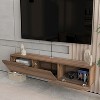 HomeStock Floating TV Stand, TV Stand up to 75 inch TV, Floating TV Stand Wall Mounted, Floating Entertainment Center, TV Stands for Living Room - 2 of 4