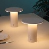 JONATHAN Y Gio 7.5" Modern Minimalist Column Rechargeable/Cordless Dimmable Integrated LED Table Lamp with Touch Sensor - 2 of 4