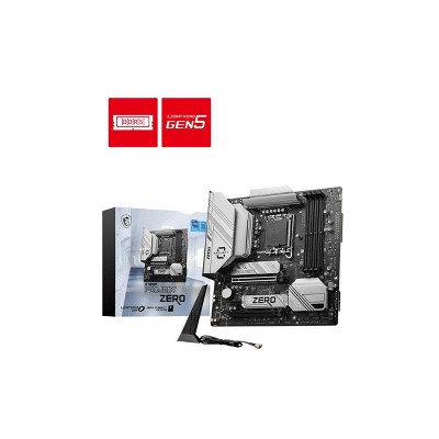 MSI B760M PROJECT ZERO Motherboard - Intel B760 Chipset - Micro ATX - LGA-1700
