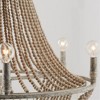 Capital Lighting Kayla 6 - Light Chandelier in  Mystic Sand - 3 of 4