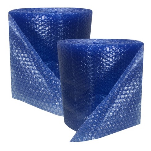 UBMOVE Small Bubble Blue Wrap - 120' x 12" Wide perforated every 12" - image 1 of 4