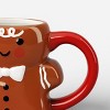 14.5 fl oz Christmas Figural Gingerbread Man Mug - Wondershop™ - 3 of 3
