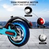Topteng Electric Scooter for Adult with Deck Light -  220lb Capacity, 21.8 Mile Range, 8.5" Wheels - 4 of 4