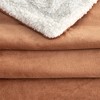 Plush Throw Blanket with Faux Shearling Reverse - Great Bay Home - 3 of 4