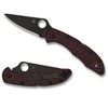 Spyderco Delica 4 Lightweight Folding Pocket Knife with 2.9" Micro-Melt PD#1 Blade | Get a Non-Slip Grip with the Bi-Directional FRN Handle, Burgundy - 3 of 3