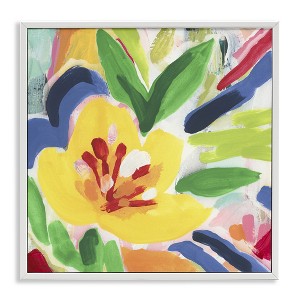 Stupell Industries Vivid Lively Florals Black Framed Giclee Art - 1 of 4