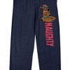 Scooby Doo Naughty Men's Navy Sleep Pajama Pants - 2 of 4