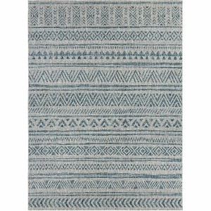 Hauteloom Novato Aqua All Over Pattern Performance Rug - 1 of 4