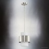 Urban Ambiance Luxury Modern Indoor Pendant,  11-1/4''H x 9-1/2"W x 9-1/2''D,  Brushed Nickel Finish, UHP4853 - 3 of 4