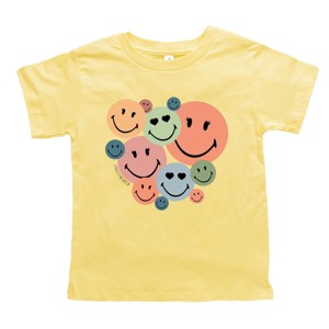 The Juniper Shop SmileyWorld Stacked Smiles Toddler Short Sleeve Tee - 1 of 4