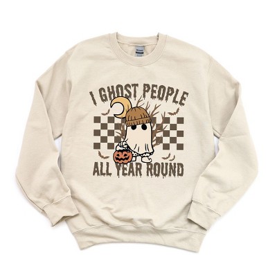 Simply Sage Market Women's Graphic Sweatshirt I Ghost People All Year Round