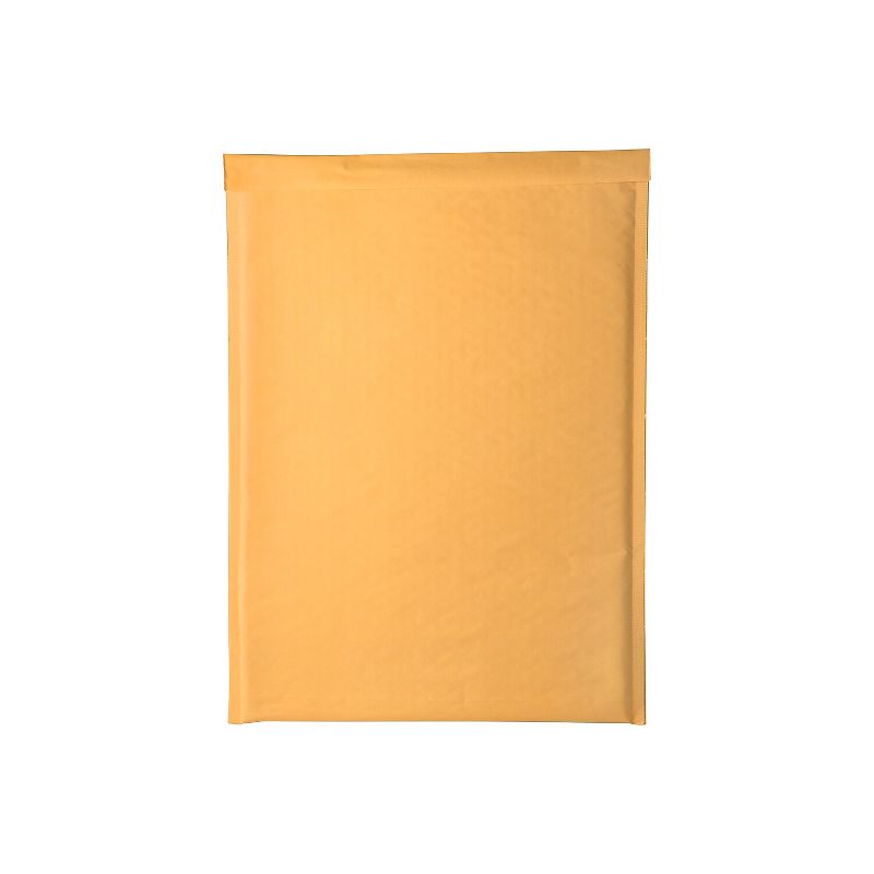 JAM PAPER Bubble Lite Padded Mailers Size 6 12 1/2" x 17 1/2" Brown Kraft 25/Pack (526PKCE110), 4 of 6