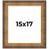 PosterPalooza | Museum Gold Picture Frame - UV Acrylic, Foam Board Backing, Hanging Hardware - 2 of 4