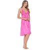 Casual Nights Women's Satin Lace Camisole Nightgown - 3 of 4