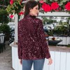 Anna-Kaci Women's Glitter Long Sleeve Open Front Sparkle Party Blazer Jacket - 2 of 4
