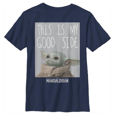 Boy's Star Wars The Mandalorian The Child This Is My Good Side T-shirt ...