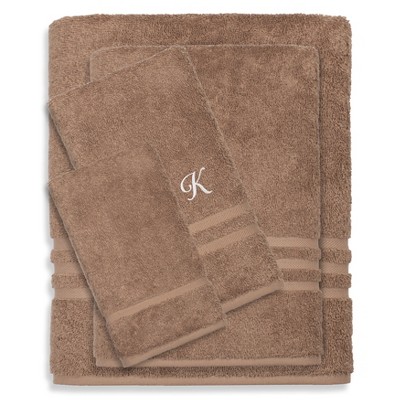 Linum Home Textiles 100% Turkish Cotton 4PC Denzi Towel Set