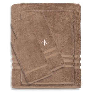 Linum Home Textiles 100% Turkish Cotton 4PC Denzi Towel Set - 1 of 1