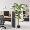 Maggift Artificial Plant Tung Tree Ground Flower Decoration Artificial Green Plant Wholesale Manufacturers 1Set , Green, 8.2"*27.5"*70.8" - 2 of 4