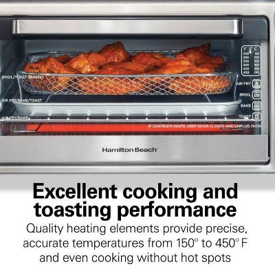 Hamilton Beach Sure-Crisp Air Fryer Toaster Oven Black - 31418 - Thumbnail 5