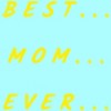 Women's Design By Humans Best Mom Ever Text By swaise Racerback Tank Top - 2 of 2