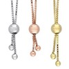 EVERLY JEWELRY | 3 PC Set Of White Yellow and Rose Plated Silver 3/4ct TDW Diamond Bolo Bracelets - 4 of 4
