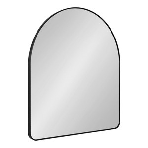 Kate and Laurel Zayda Metal Arch Mirror, 32x36, Black - 1 of 4