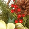 11" Artificial Cymbidium Floral Wall Basket - National Tree Company - 3 of 4