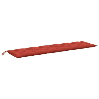 vidaXL Garden Bench Cushion Melange Red 100% Polyester
