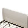 Sapphtopaz Bed Frame with High Headboard Upholstered Bed Bedroom Furniture Slat Support, No Box Spring Needed - 2 of 4