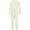 City Threads Women's Thermal Union Suite USA-Made Soft & Cozy Adult One-Piece Bodysuit - 3 of 4