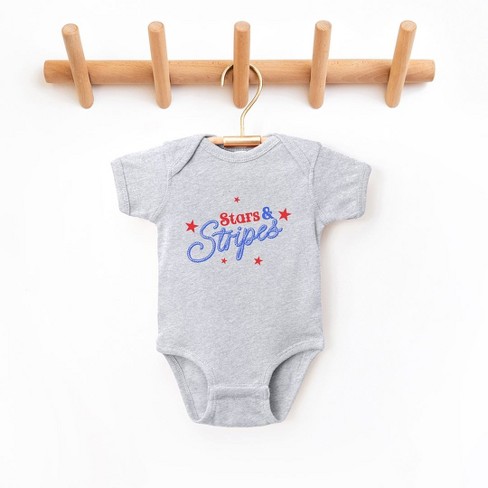 The Juniper Shop Western Stars And Stripes Baby Bodysuit - image 1 of 2