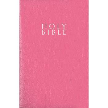 Niv, Gift and Award Bible, Leather-Look, Pink, Red Letter Edition, Comfort Print - by  Zondervan (Paperback)